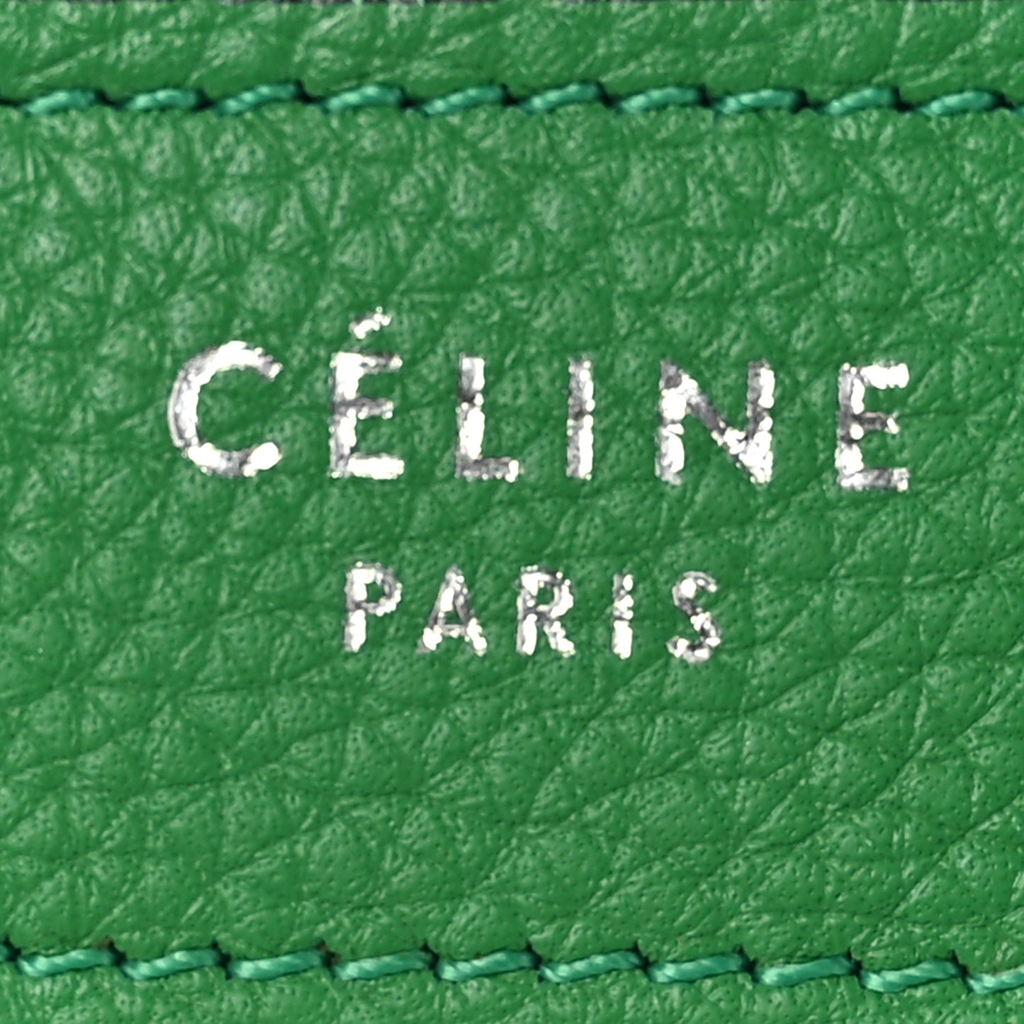 Drummed Calfskin Nano Luggage Mint
