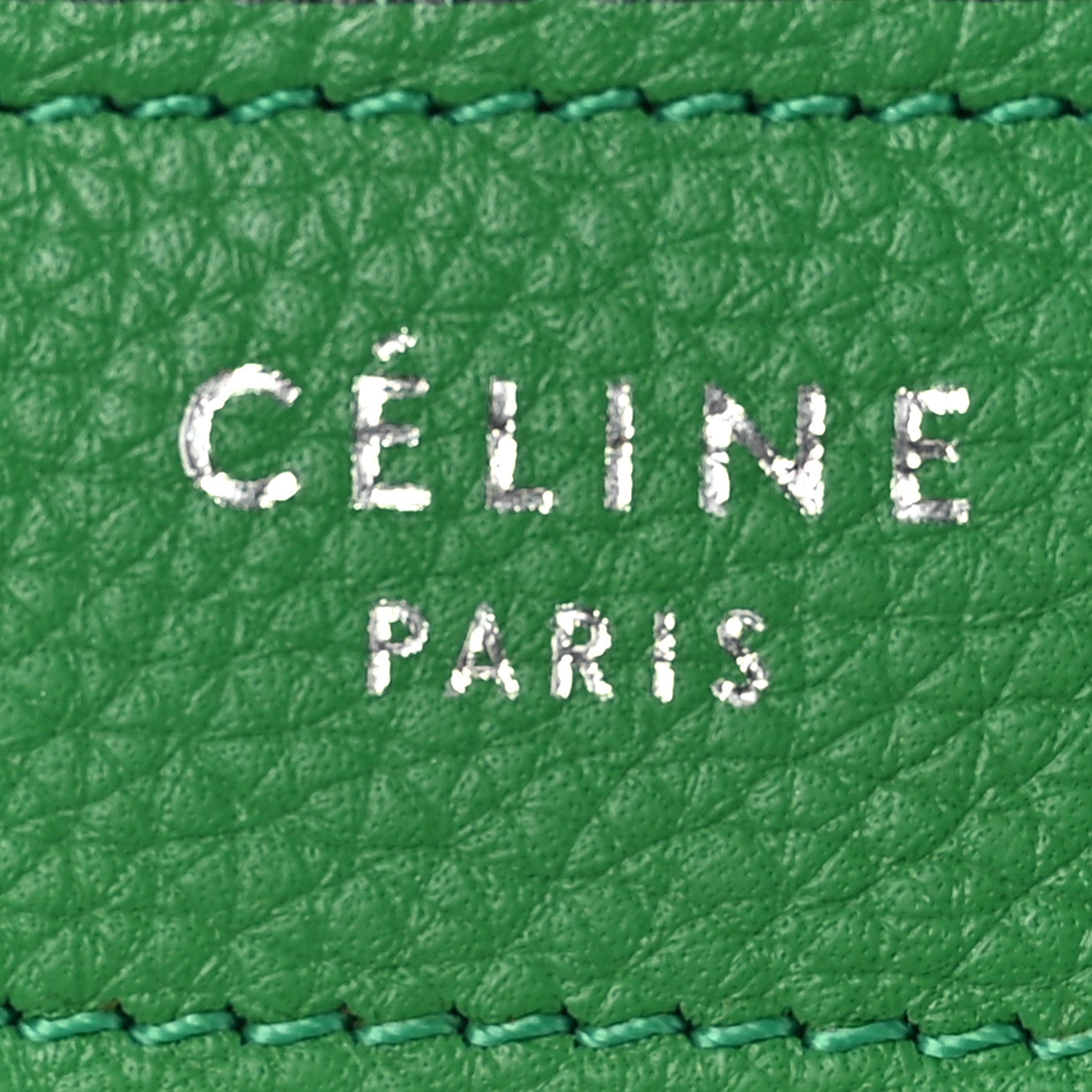 Celine Drummed Calfskin Nano Luggage Mint 6 of 11