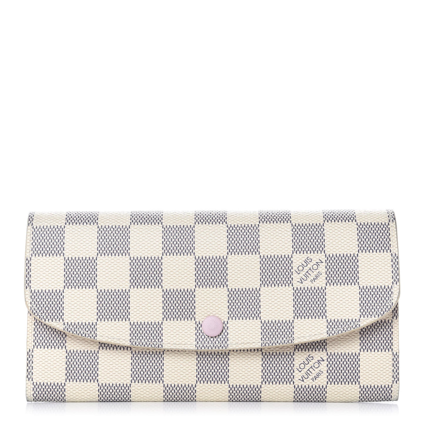 Damier Azur Emilie Wallet Rose Ballerine