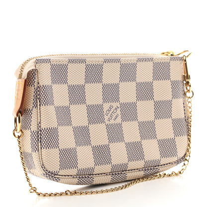 Louis Vuitton Damier Azur Mini Pochette Accessories 3 of 7