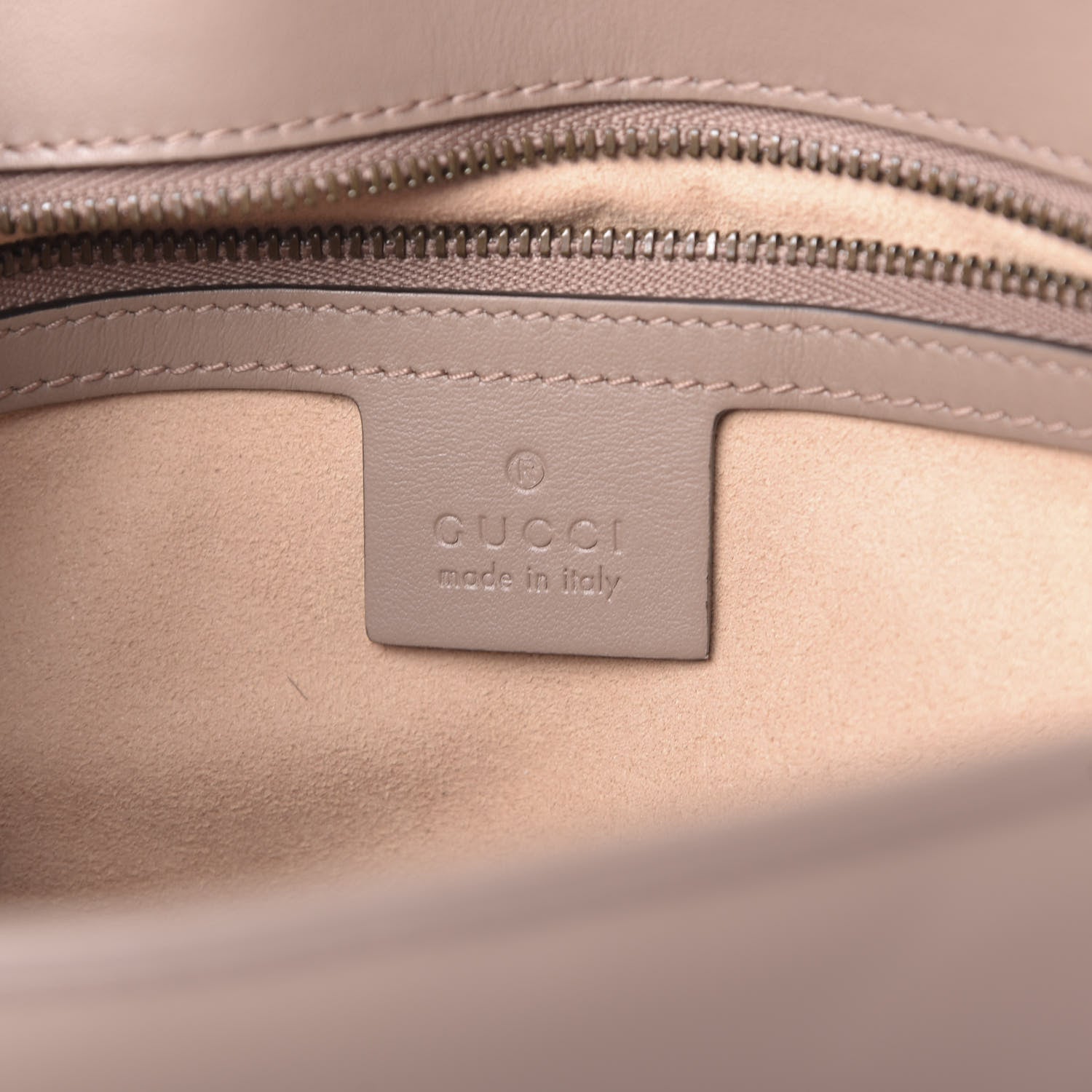 Gucci Calfskin Matelasse Small GG Marmont Shoulder Bag Porcelain Rose 6 of 11