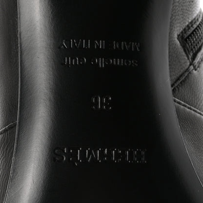 Hermes Nappa Lisa 55 Ankle Boots 36 Black 7 of 10