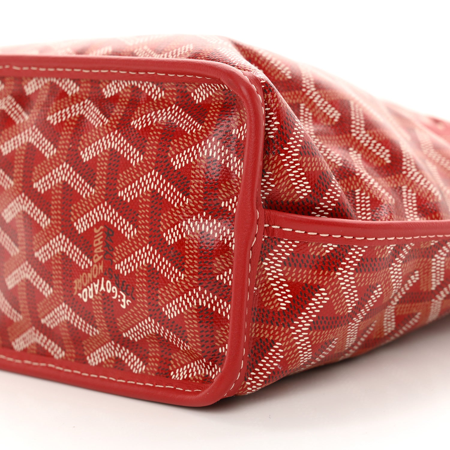 Goyard Goyardine Reversible Mini Anjou Red 19 of 22