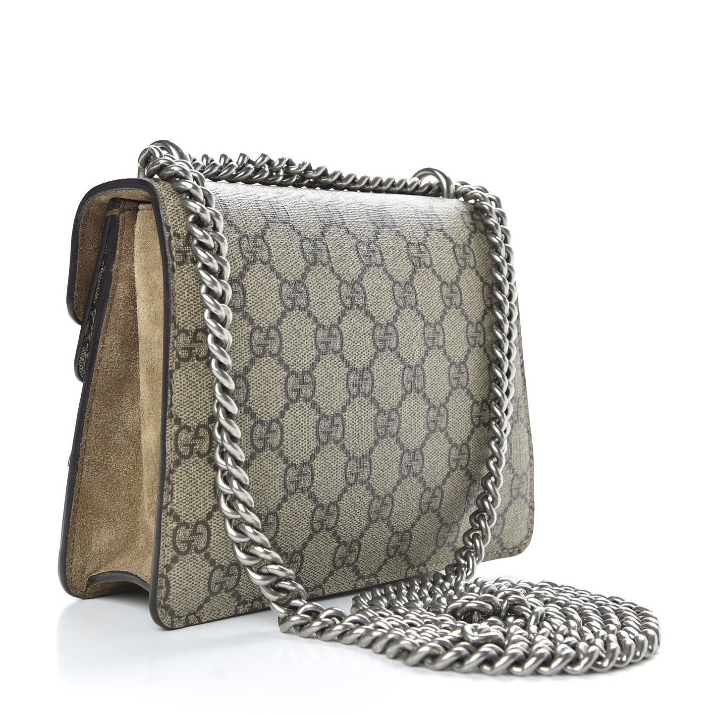 GG Supreme Monogram Mini Dionysus Shoulder Bag Taupe