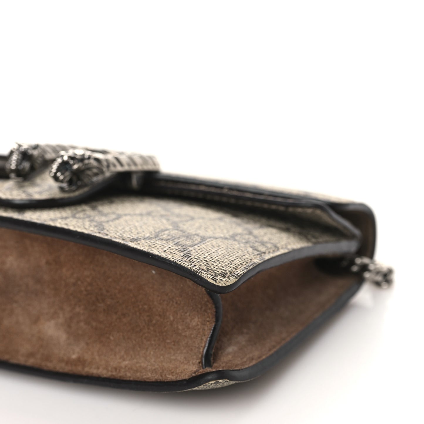 GG Supreme Monogram Super Mini Dionysus Shoulder Bag Taupe