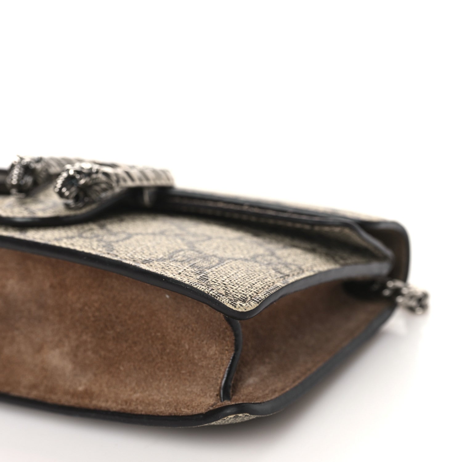 Gucci GG Supreme Monogram Super Mini Dionysus Shoulder Bag Taupe 9 of 10
