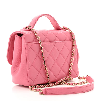 Chanel Caviar Quilted Small Business Affinity Flap Pink 3 of 11