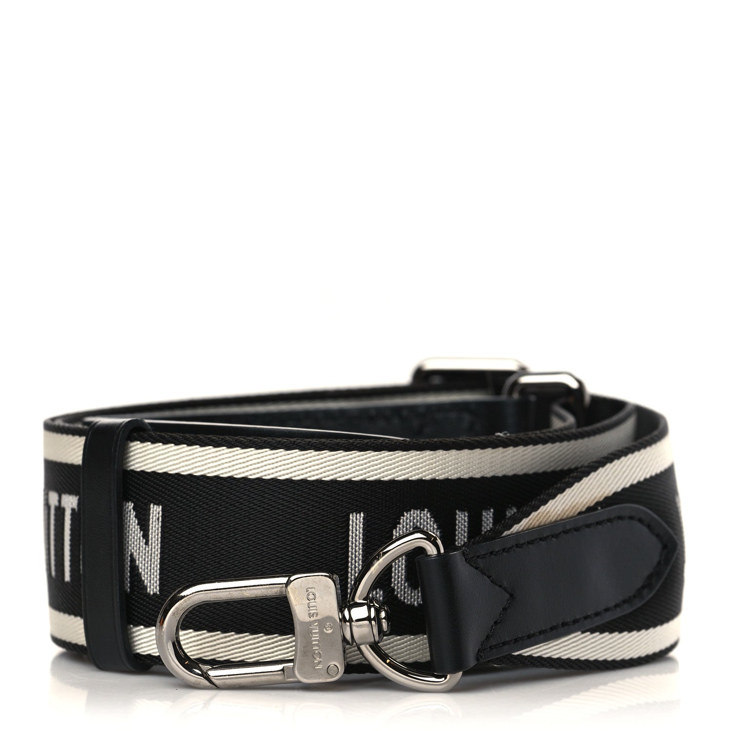 Louis Vuitton Nylon Jacquard Sporty Bandouliere Shoulder Strap Black 1 of 5