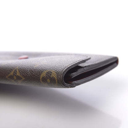 Louis Vuitton Monogram Emilie Wallet Red 10 of 15