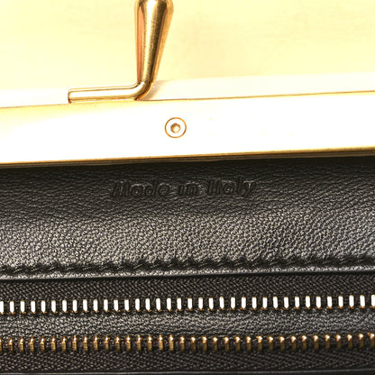 Celine Smooth Calfskin Eyelet Small Top Handle Bag White 7 of 11