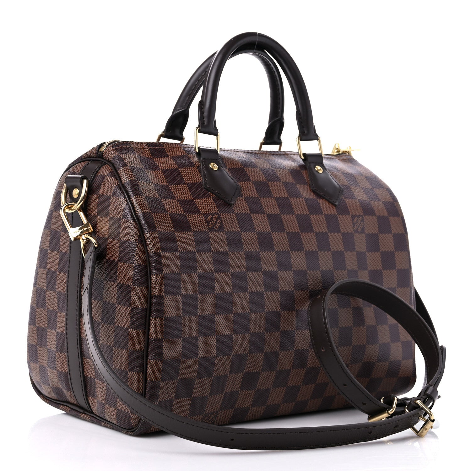 Louis Vuitton Damier Ebene Speedy Bandouliere 30 3 of 10
