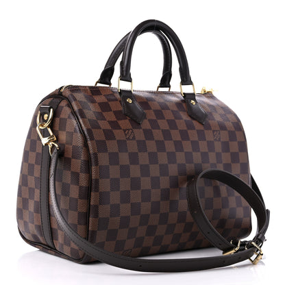 Louis Vuitton Damier Ebene Speedy Bandouliere 30 3 of 10