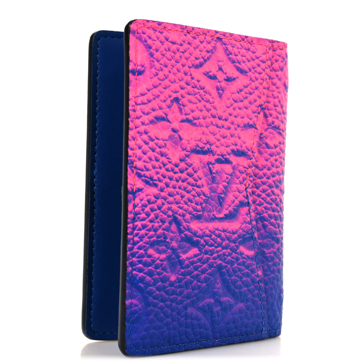 Taurillon Illusion Pocket Organizer Bleu Rose