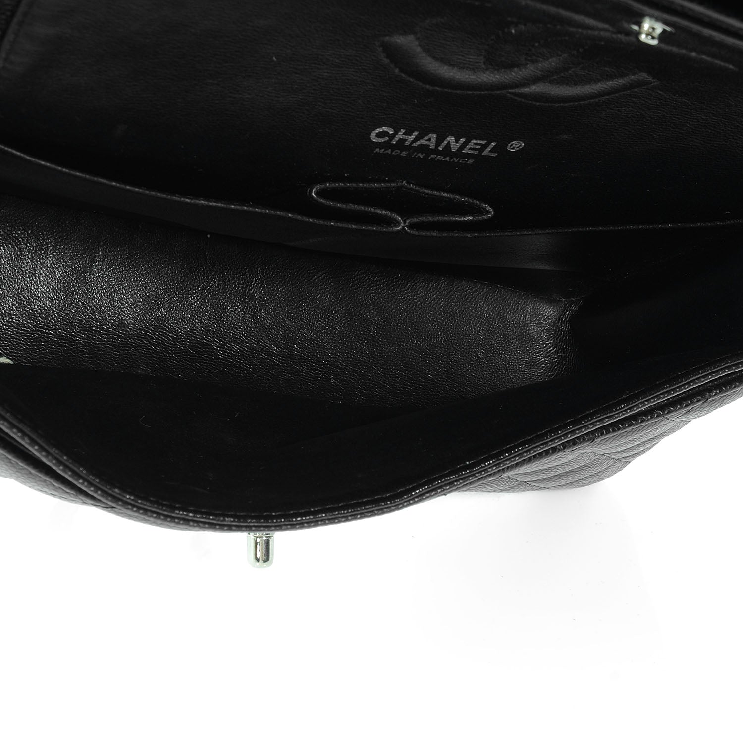 Chanel Caviar Quilted Medium Double Flap Black 4 of 6