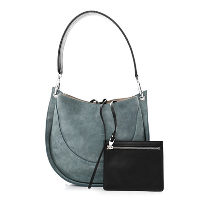 Proenza Schouler Suede Arch Shoulder Bag Faded Blue 3 of 11