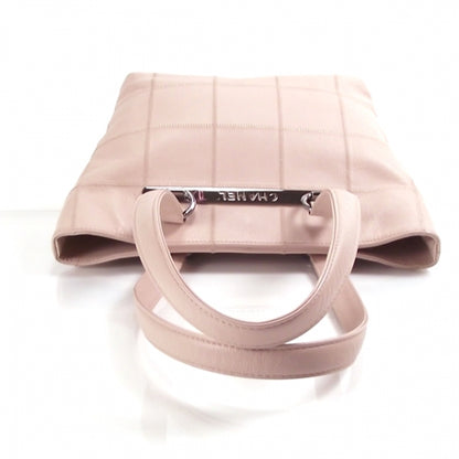 Chanel Caviar Square Stitched Tote Pink 6 of 12