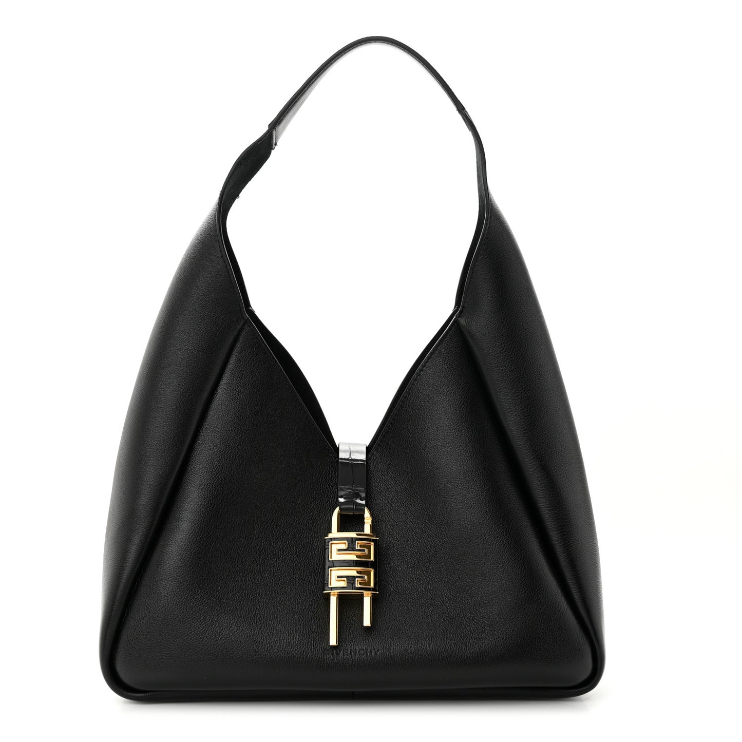 Calfskin Medium G-Lock Hobo Black