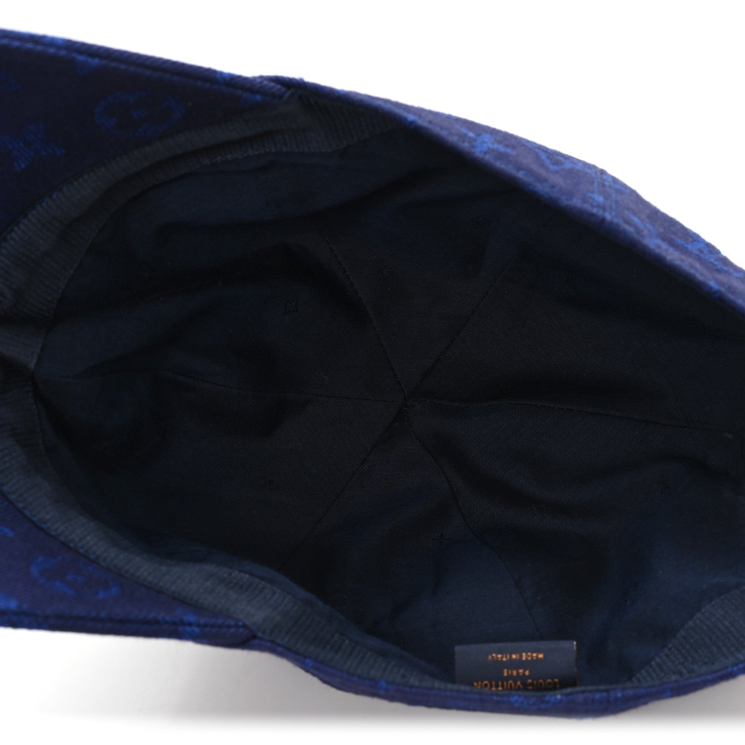 Louis Vuitton Cotton Monogram Essential Cap M Blue 1875700