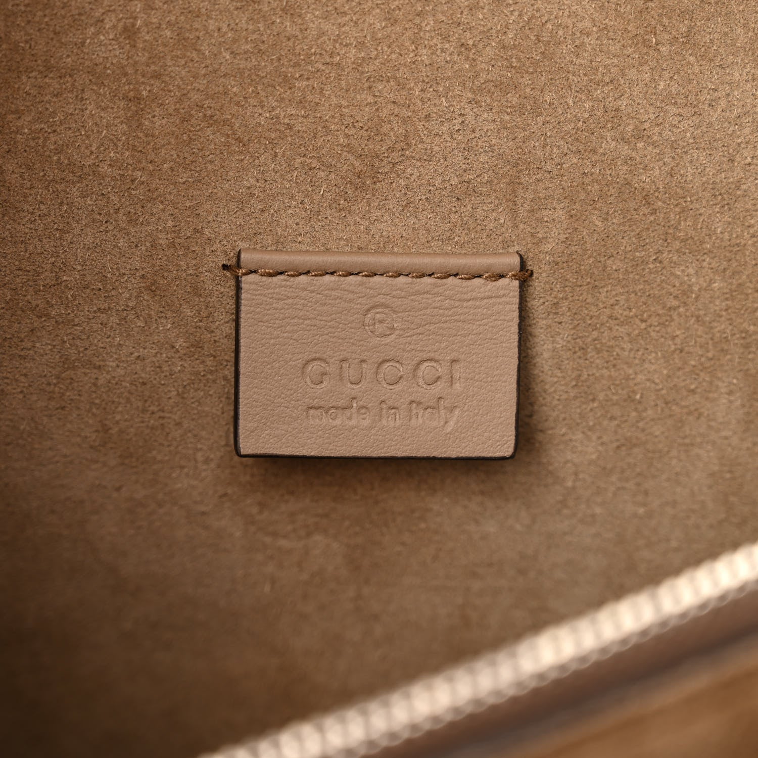 Gucci GG Supreme Monogram Small Dionysus Shoulder Bag Taupe 6 of 12