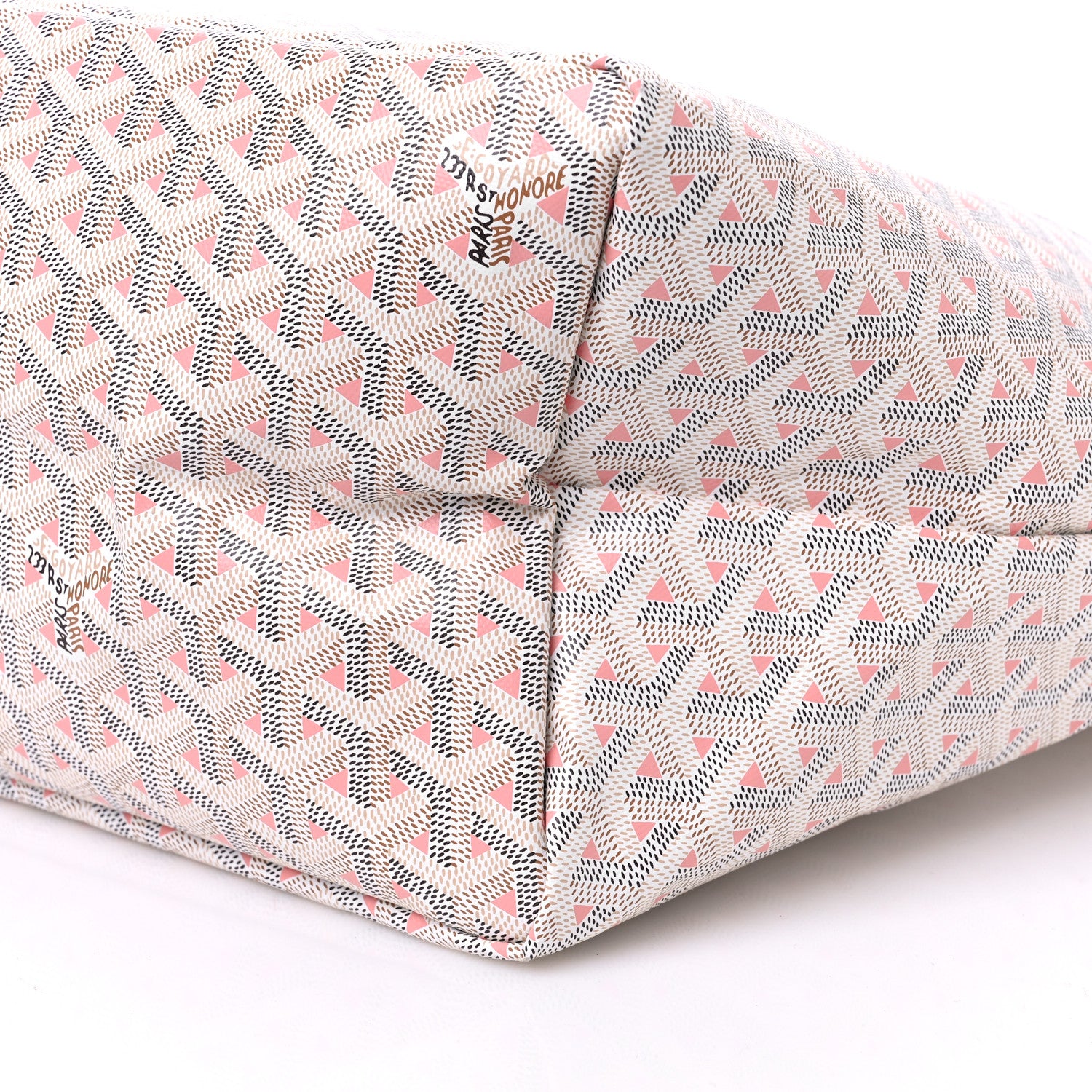 Goyard Goyardine Saint Louis Claire Voie GM White Pink 11 of 11