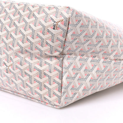 Goyard Goyardine Saint Louis Claire Voie GM White Pink 11 of 11