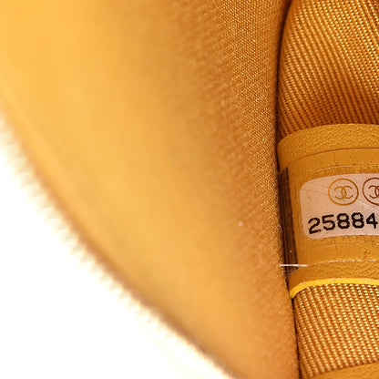 Chanel Caviar Quilted Key Holder Case Yellow 7 of 8