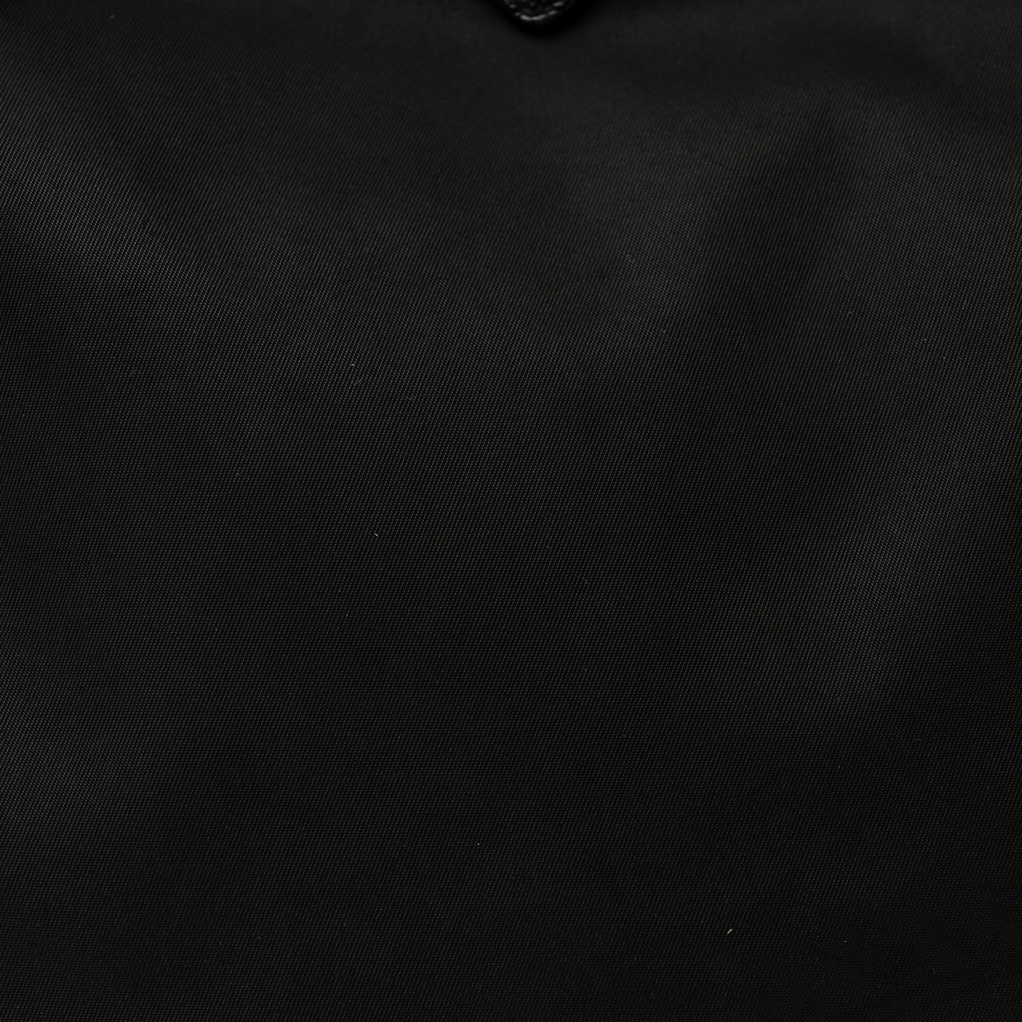 Nylon Saffiano Flat Messenger Bag Black