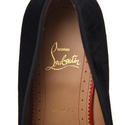 Christian Louboutin Mens Velvet Brode Dandeleo Flat Loafers 42 Black 6 of 10