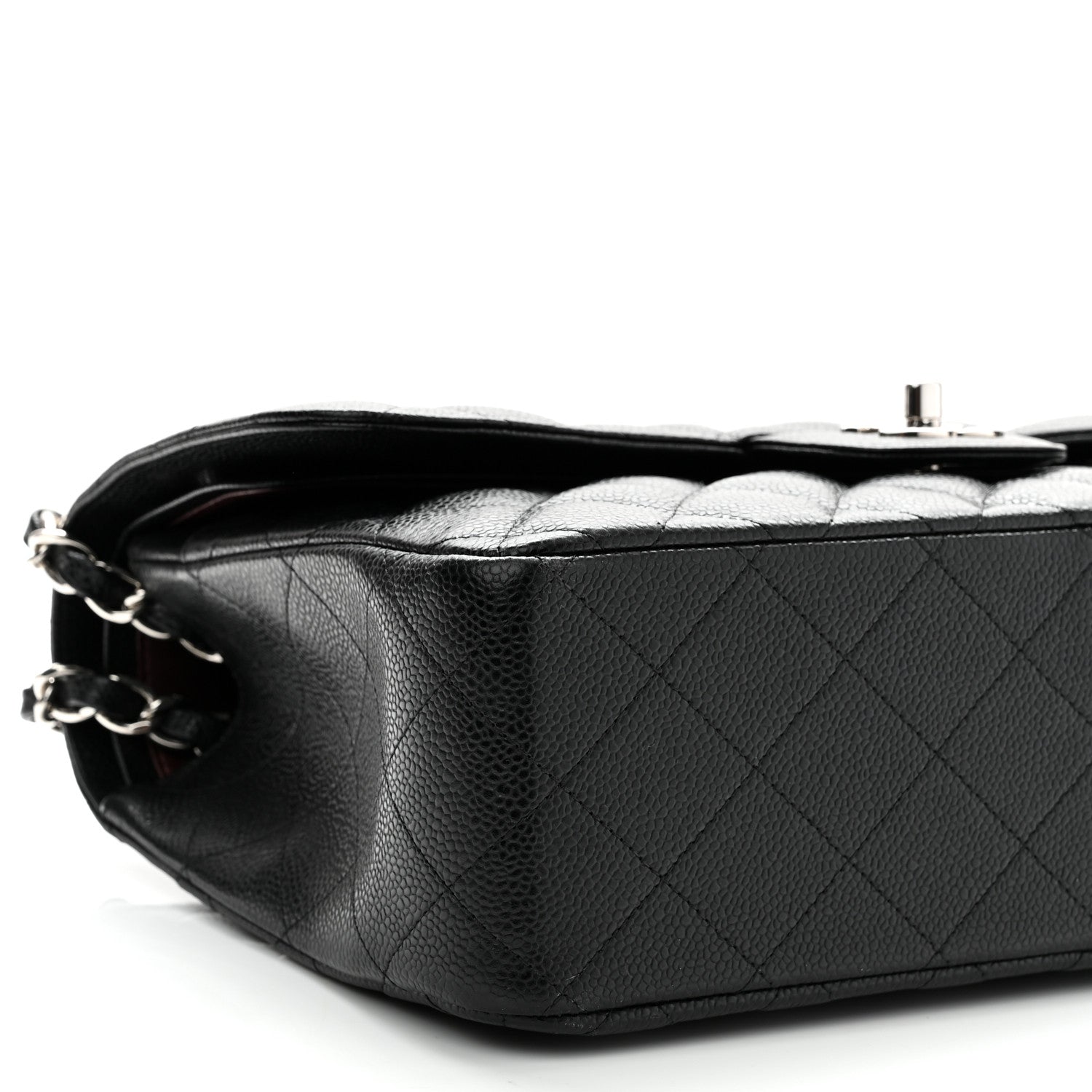 Chanel Caviar Quilted Jumbo Double Flap Black 9 of 11