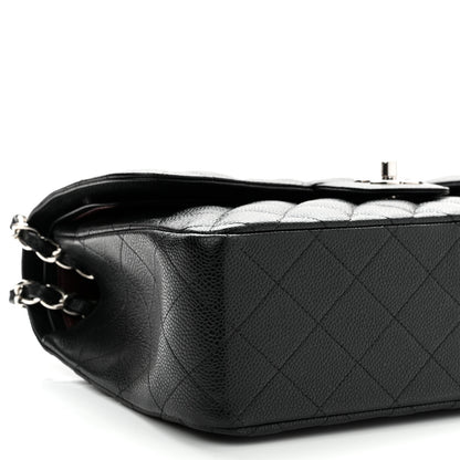 Chanel Caviar Quilted Jumbo Double Flap Black 9 of 11