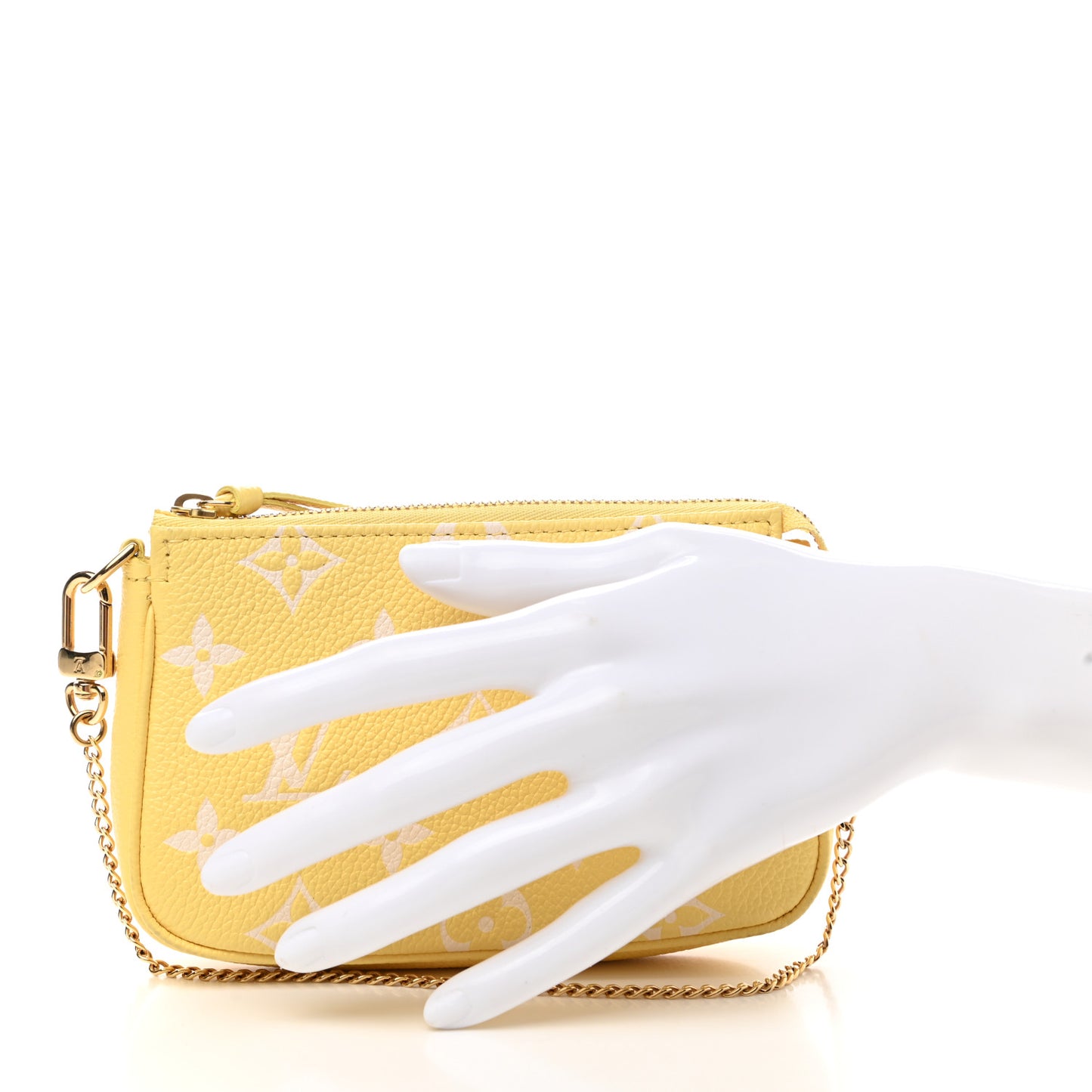 Empreinte Monogram Mini Pochette Accessories Lemon Curd Yellow