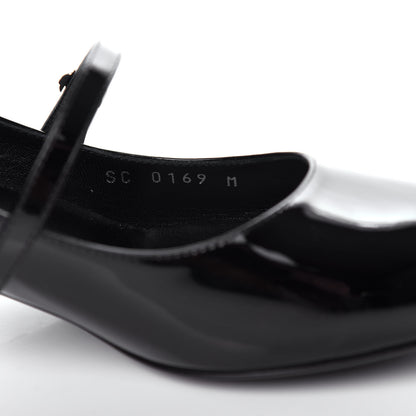Louis Vuitton Patent Uniformes Silhouette 40mm Pumps 38 Black 10 of 11