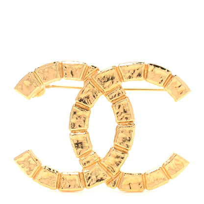 Chanel Metal CC Brooch Gold 1 of 5