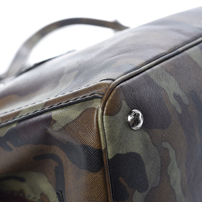 Prada Saffiano Camouflage Military Tote Mimetico 17 of 18