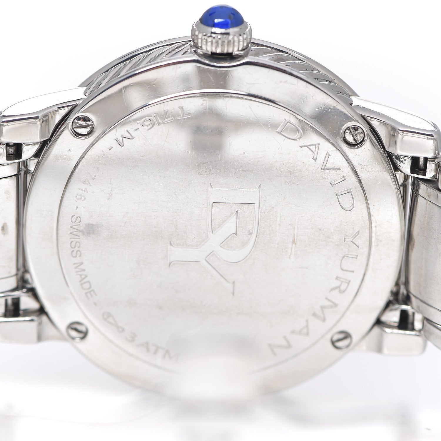 David Yurman Stainless Steel Diamond Mother of Pearl 38mm Classic Quartz Watch 5 of 5