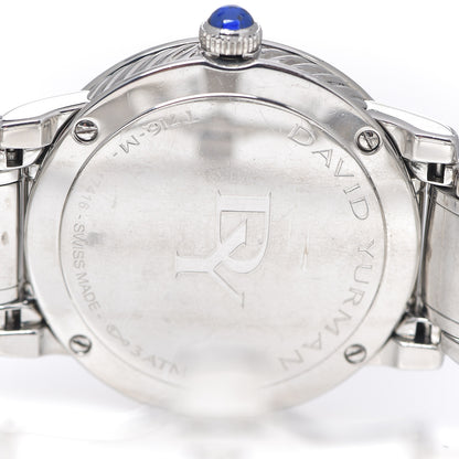 David Yurman Stainless Steel Diamond Mother of Pearl 38mm Classic Quartz Watch 5 of 5