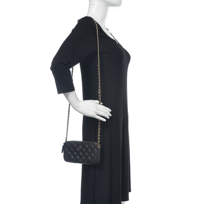 Chanel Caviar Quilted Small Clutch With Chain Black 2 of 13