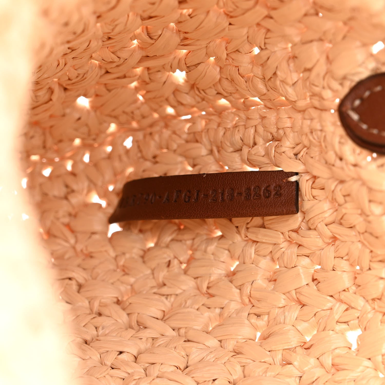 Fendi Raffia Croissant Hobo Natural 7 of 10