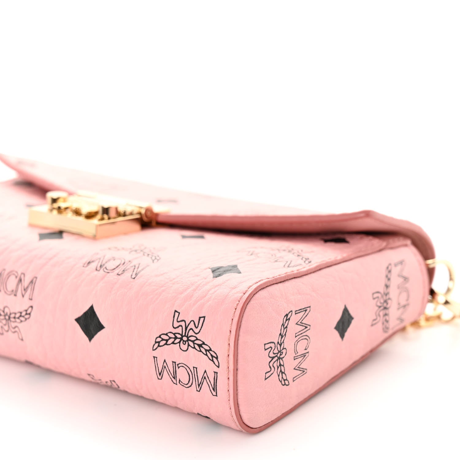 MCM Visetos Small Millie Belt Bag Pink 9 of 10