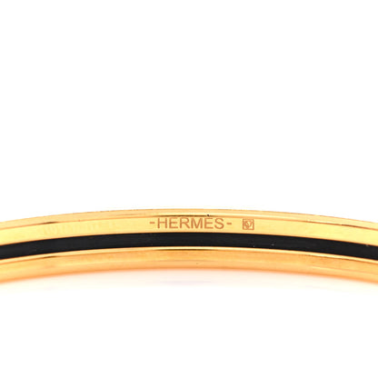 Hermes Enamel Printed Extra Narrow Printed Bracelet 65 4 of 5