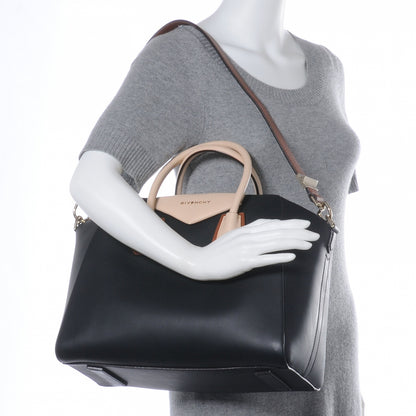 Givenchy Calfskin Medium Scuba Tri Color Antigona Black Brown Nude 2 of 9
