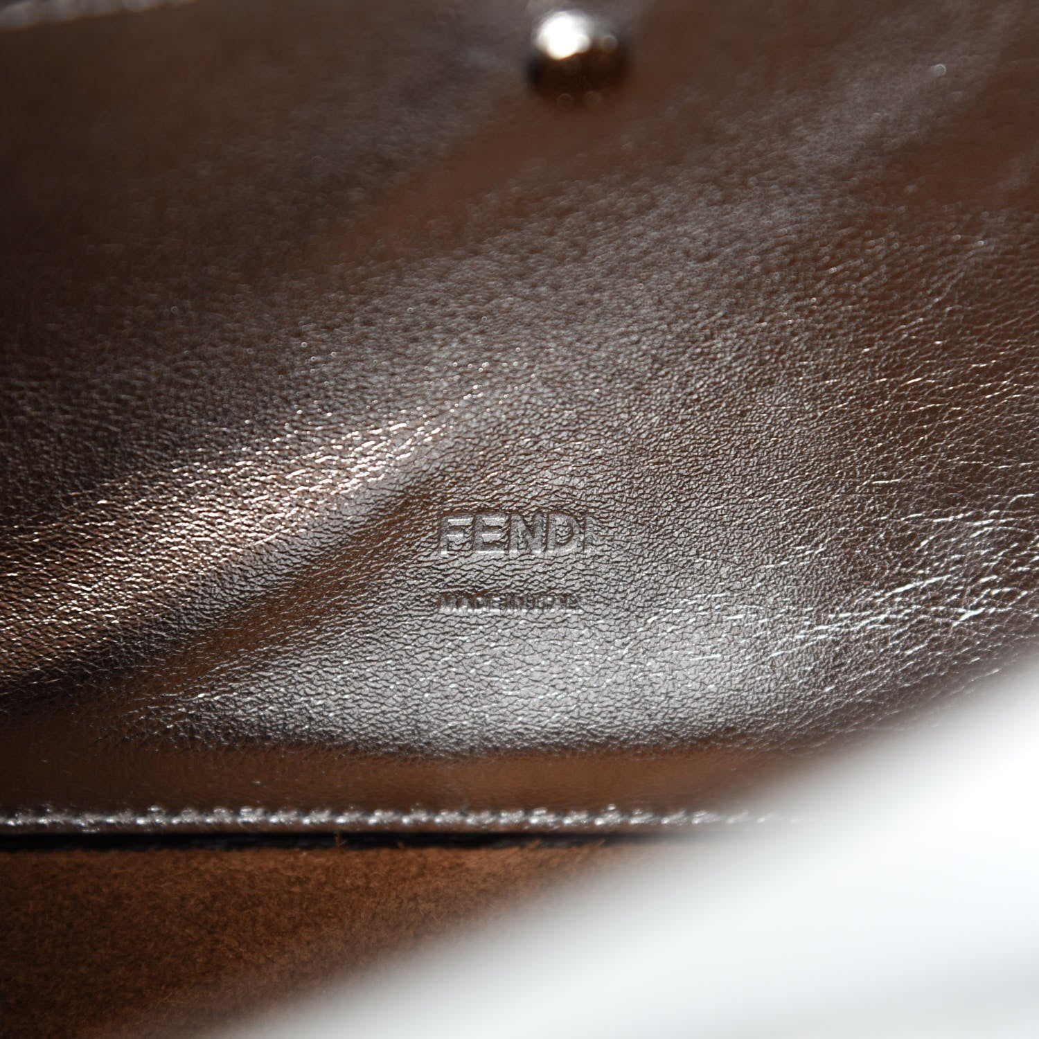 Fendi Vitello Catalan Mirror F is Fendi Kan U Shoulder Bag Argento 10 of 12