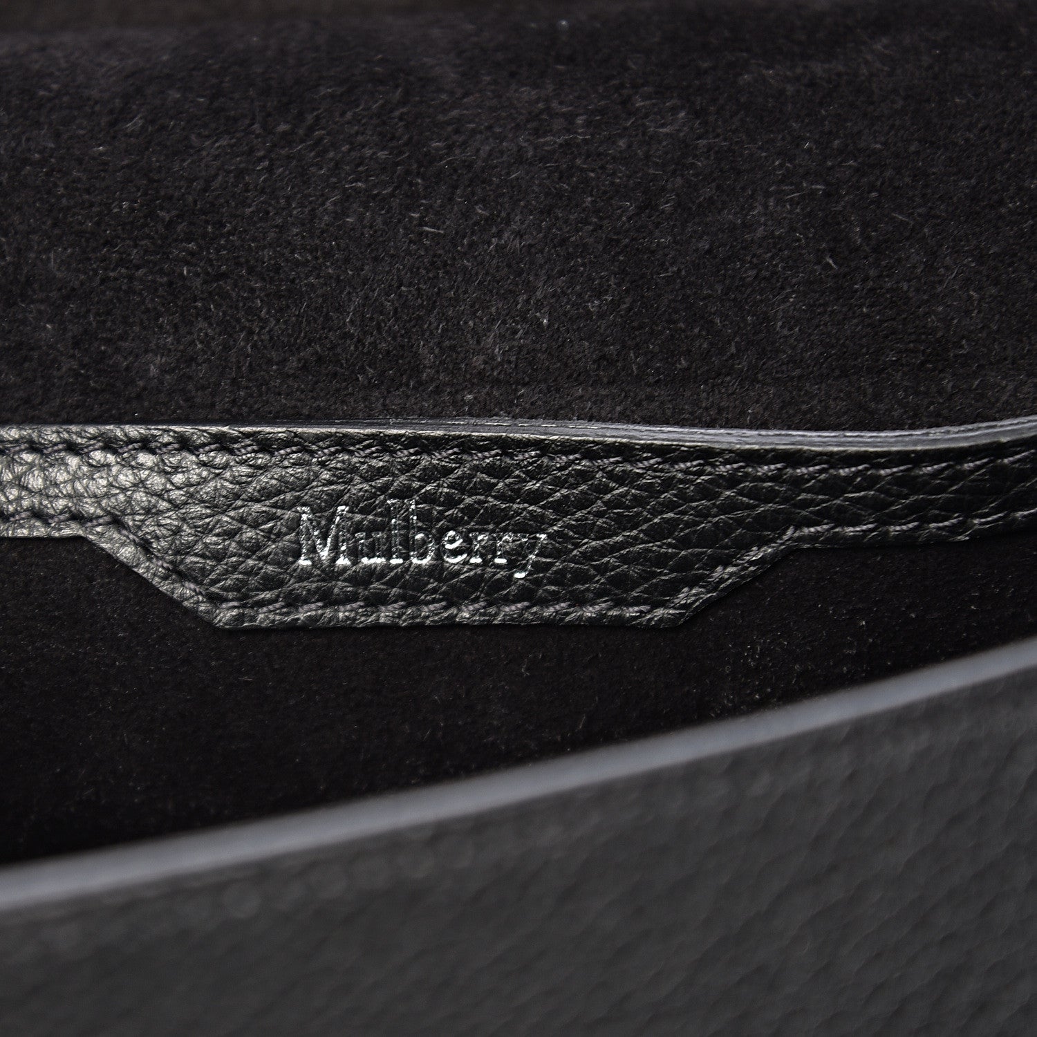 Mulberry Small Classic Grain Amberley Satchel Black 5 of 8