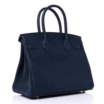 Hermes Togo Birkin 30 Bleu Nuit 3 of 10