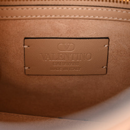 Valentino Garavani Calfskin Vlogo Small Antibes Tote Rose Sand 6 of 9