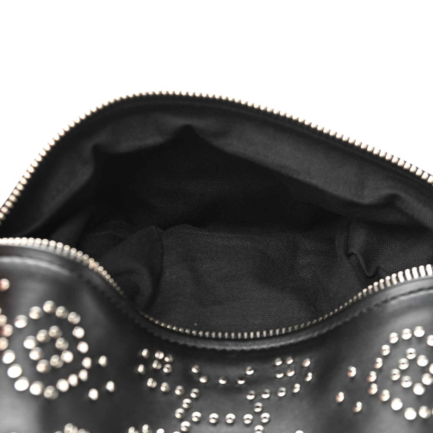 Calfskin Studded Medium Pandora Black