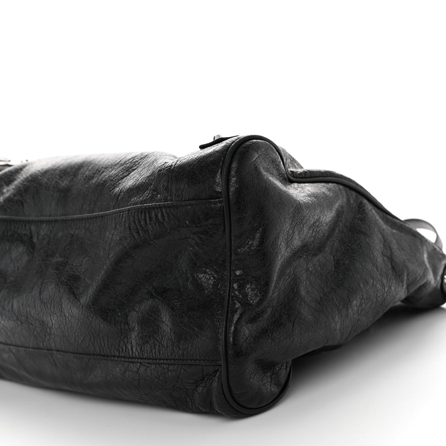 Agneau Classic Silver Hardware Velo Black