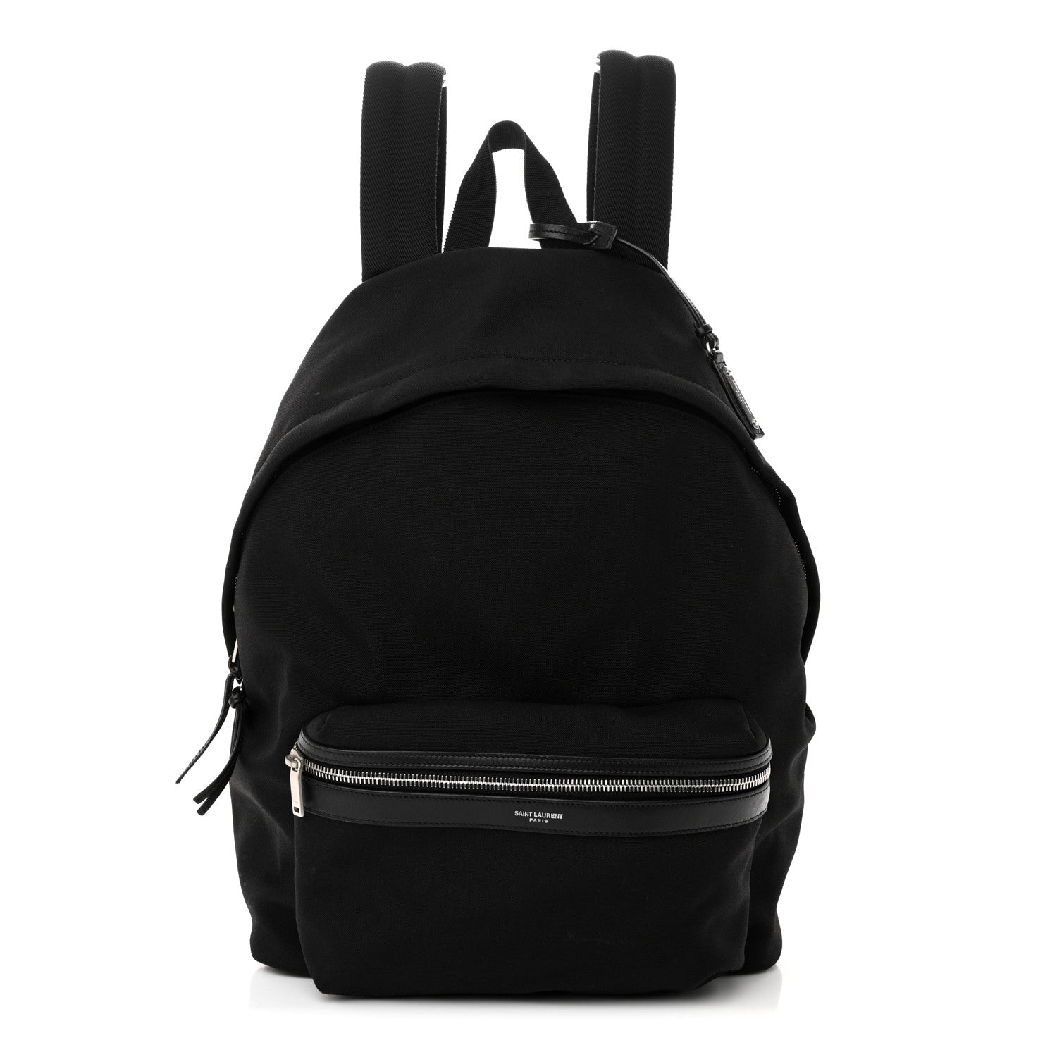 Saint Laurent Canvas City Backpack Black 1 of 10