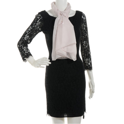 Louis Vuitton Monogram Silk Glitter Stole 2 of 5