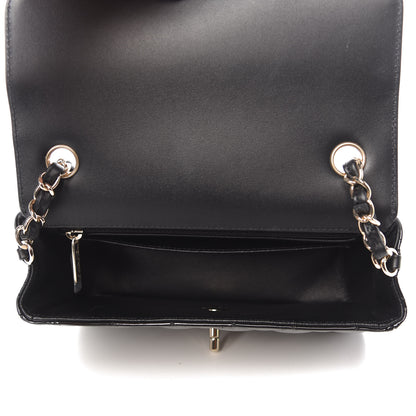 Chanel Patent Calfskin Quilted Mini Rectangular Flap Black 5 of 11